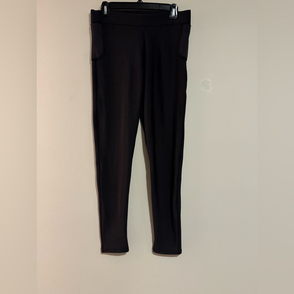 NWT CM Fashion Black Skinny Leggings with Side Pockets size XL